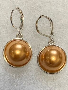 Joan Rivers Gold Drop Hoop Earrings
